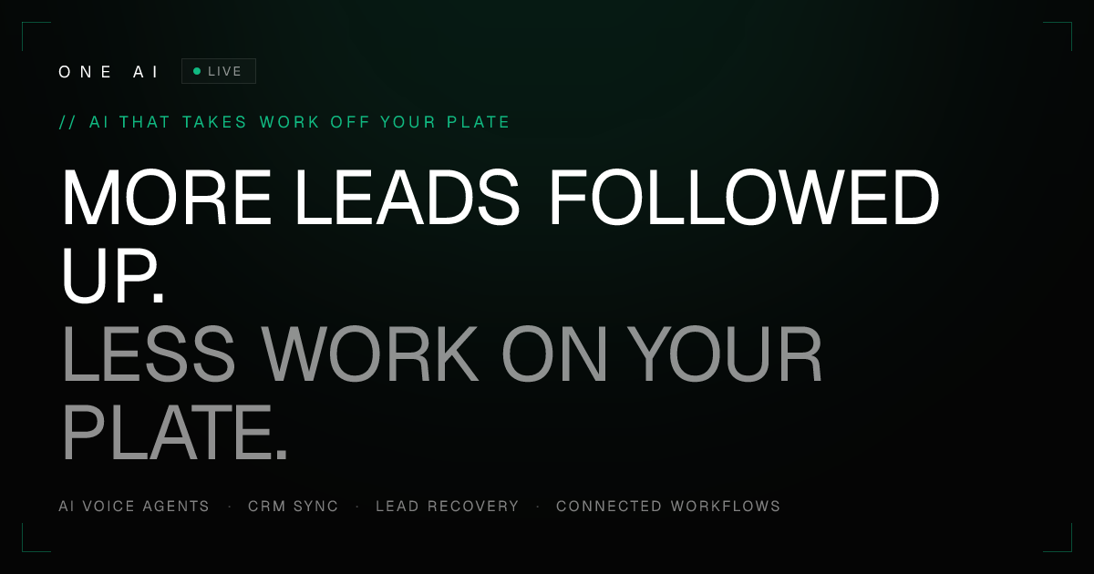 One AI Company — Autonomous Operations Platform